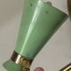 Lampe cocotte diabolo verte design années 60