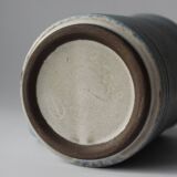 Turquoise Ribbed Mid-Century Ceramic Jug 1L