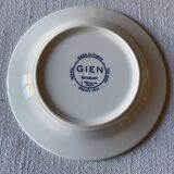 4 bread plates in Gien earthenware "Bouquet"