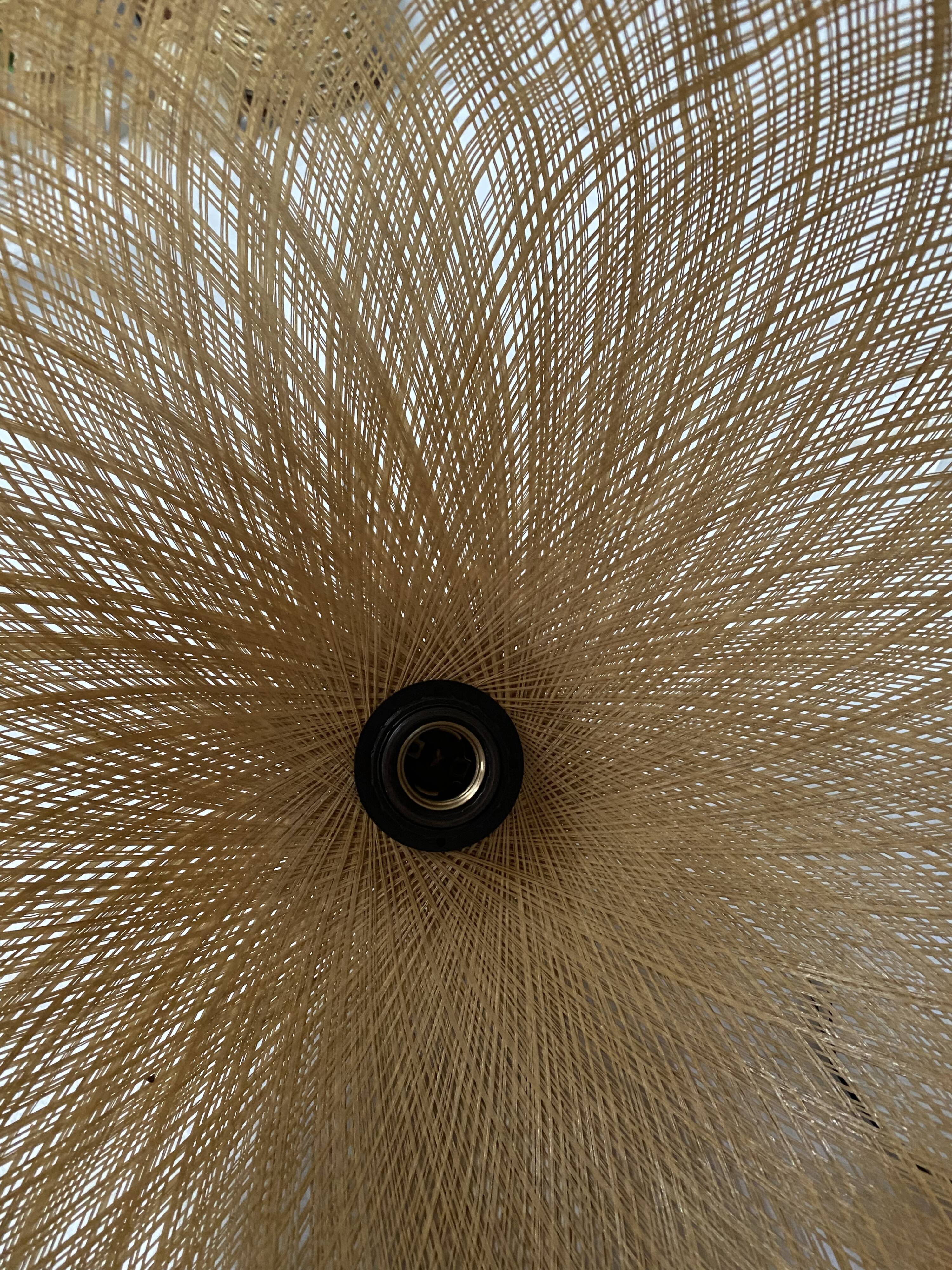 Suspension vintage en fil de nylon