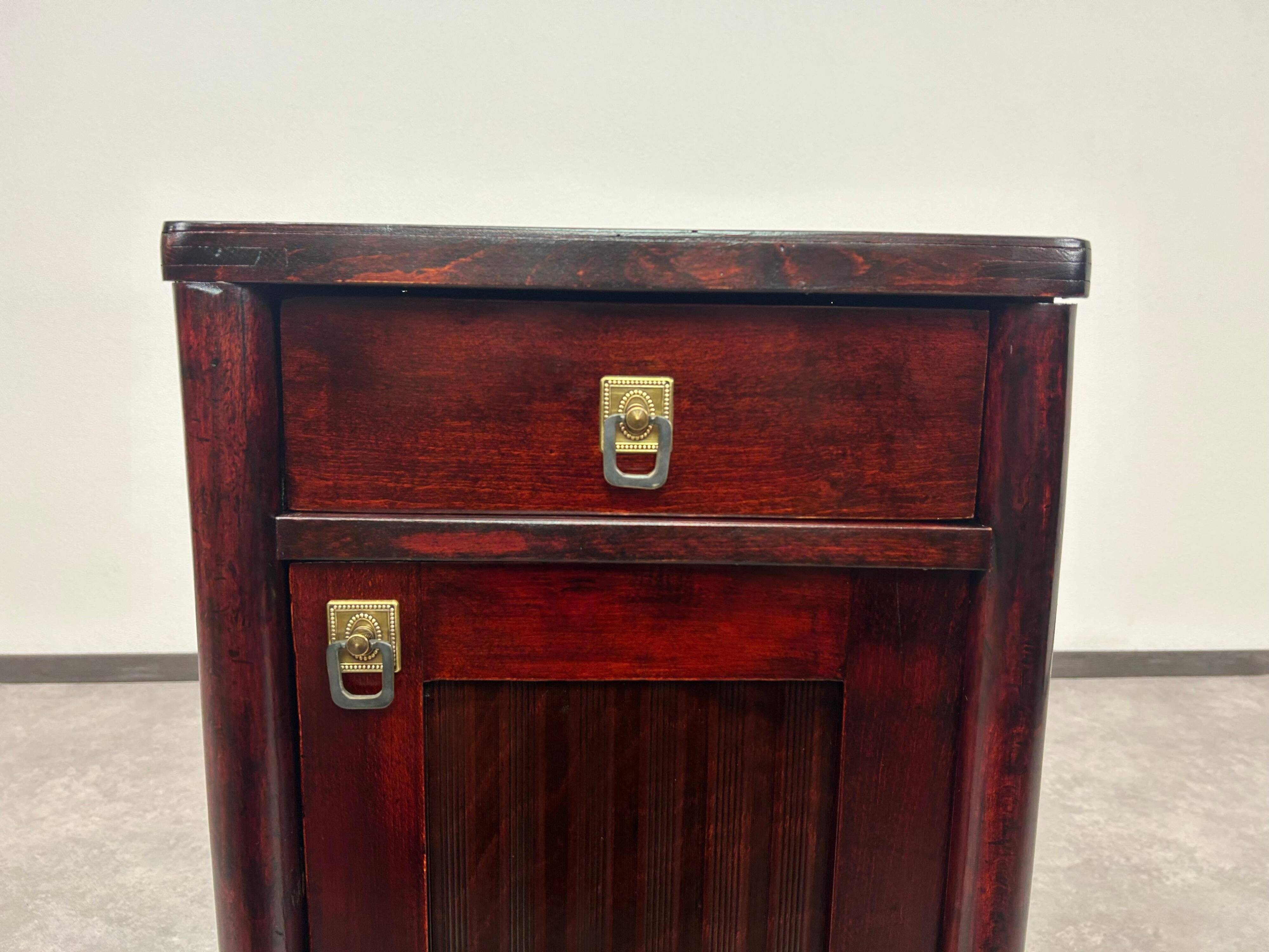 Secession bedside table by J&J Kohn
