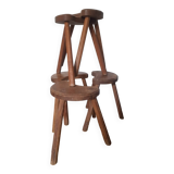 Set of 5 vintage tripods