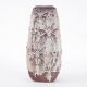 Beige ceramic vase, German design, 1960s, made in West Germany