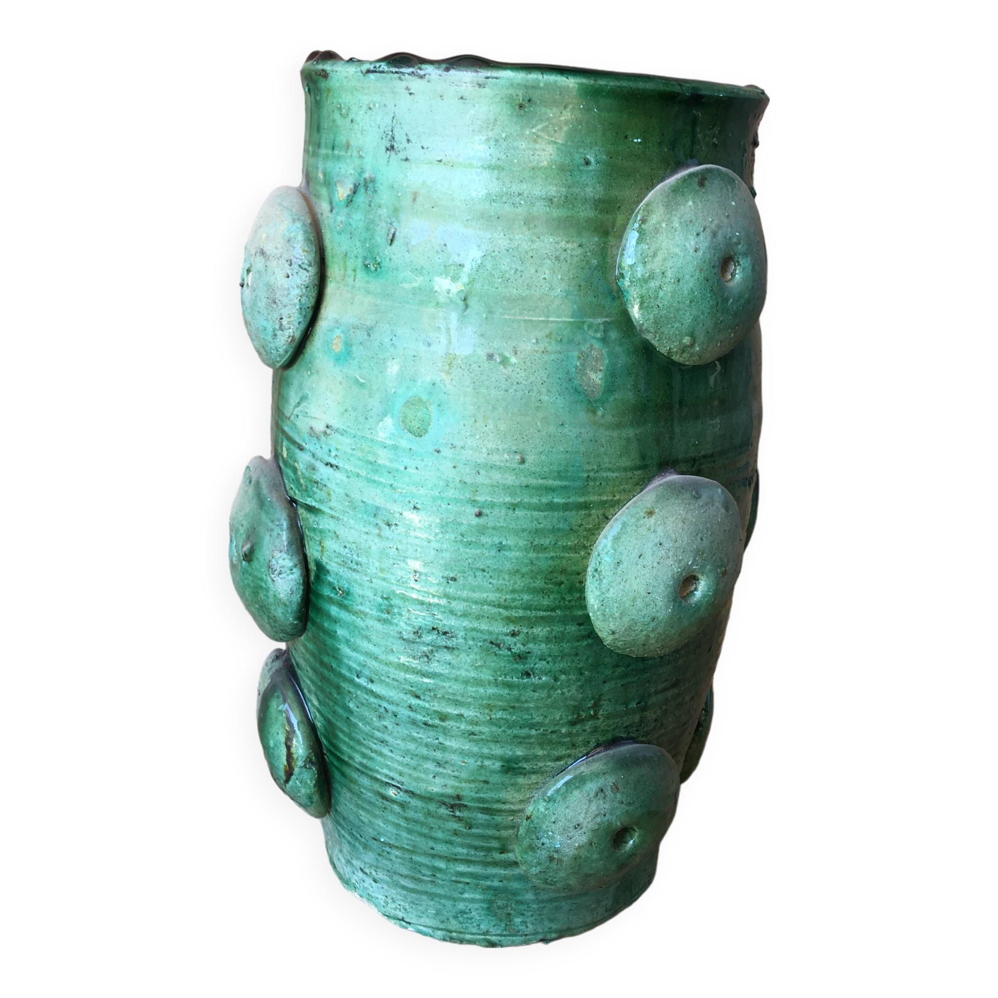 Tamegroute pottery in glazed terracotta