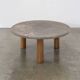 Brutalist slate coffee table, c.1970