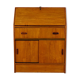 Secretary scandinavian teak gold vintage 1960