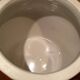 Old large glazed stoneware pot
