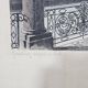 Etching "Town Hall in Hamburg" by Albrecht Bruck