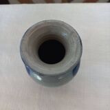 Petit vase terre grise 1970