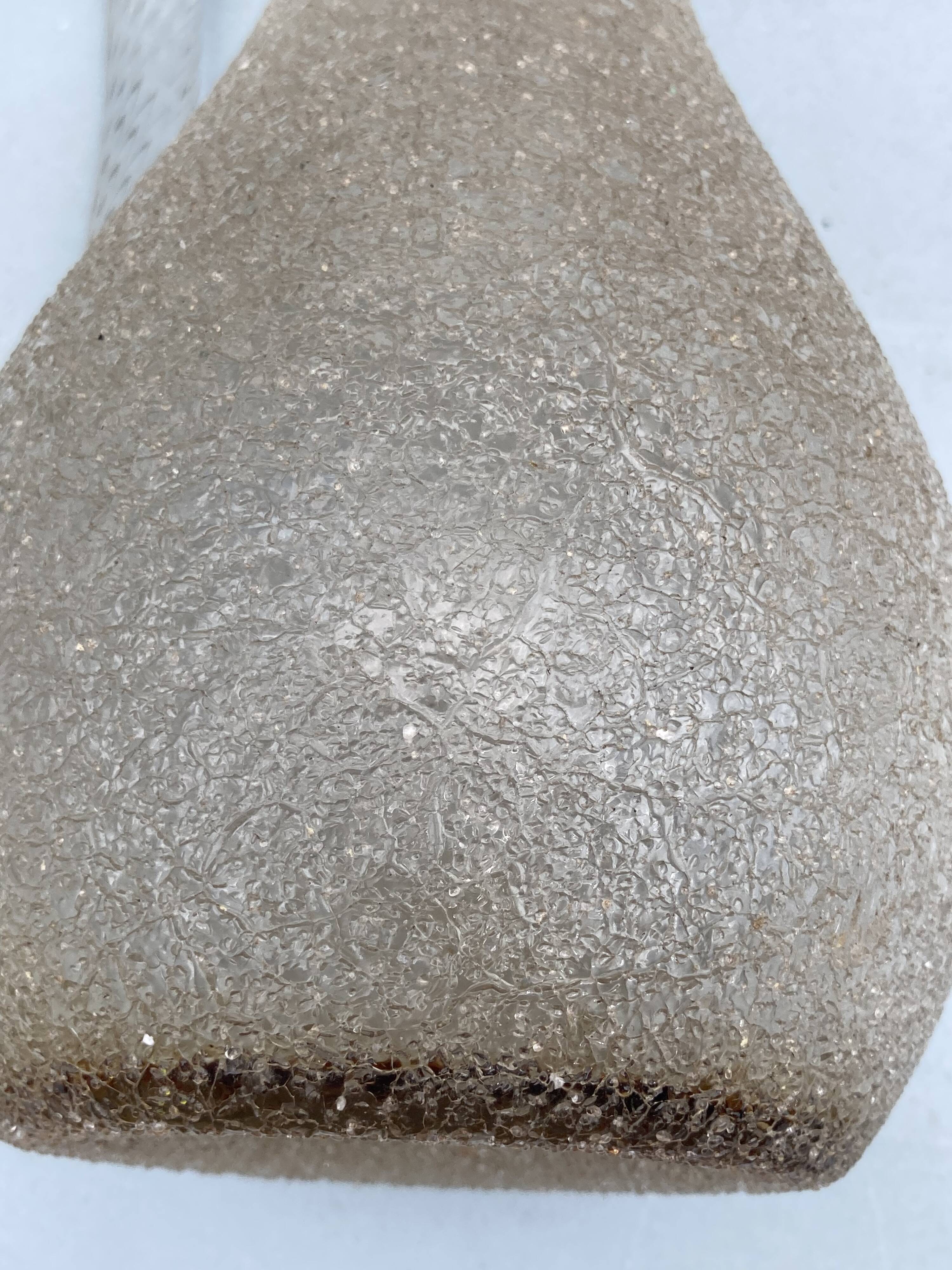 Carafe refresher pitcher baccarat or st louis frosted crystal twisted handle