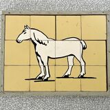 Wooden puzzle frame from the 1930s/40s depicting a horse.