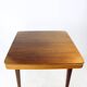 Extendable Square Dining Table In Walnut By Jitona, Czechoslovakia 1968