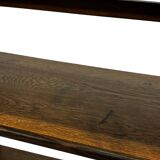 Art Deco Oak compact bookcase minimalist design