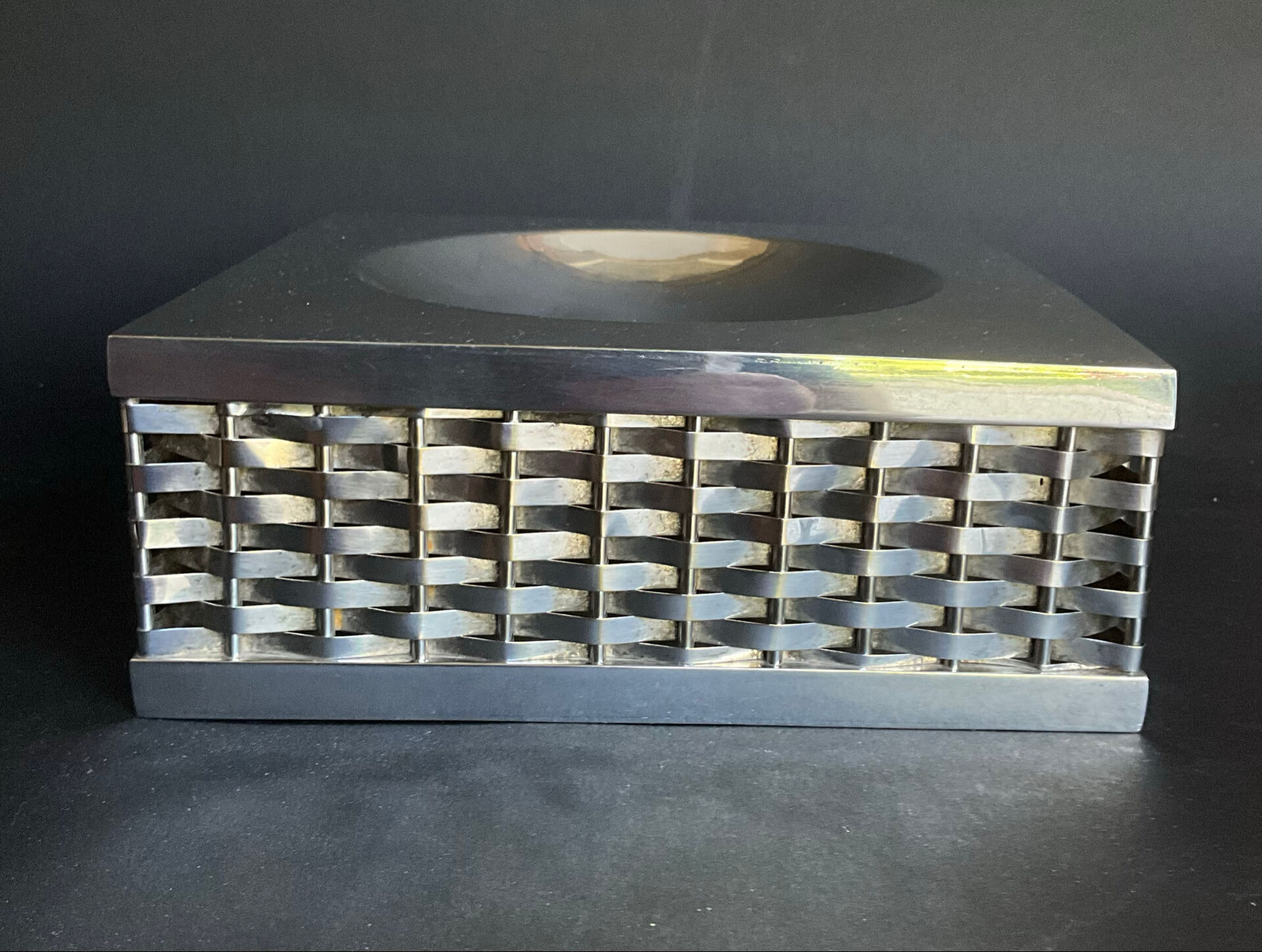 Tommaso Barbi (attributed) – Important sculptural metal vide-poche