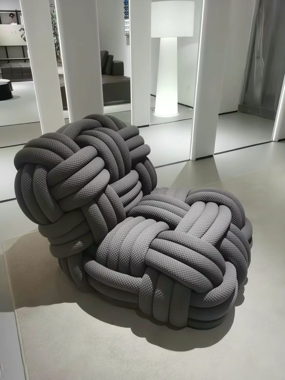 "Knitty Lounge" armchair - Design by Nika Zupanc