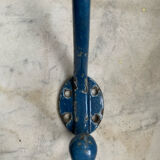 Blue enamelled cast iron hook