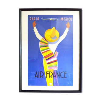 Affiche Air France Mexico