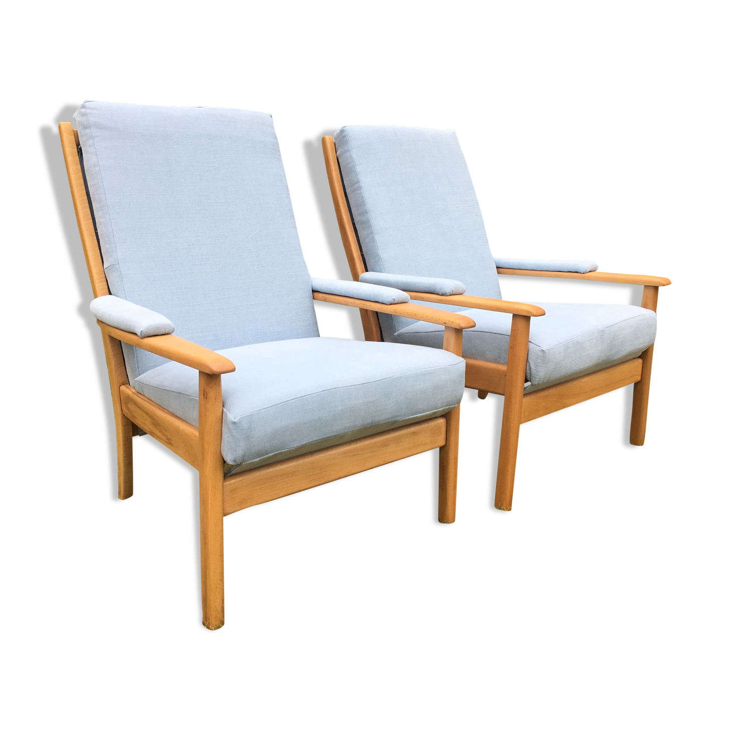 Pair of vintage armchairs