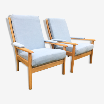 Pair of vintage armchairs