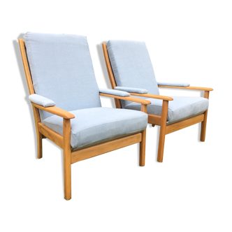 Pair of vintage armchairs