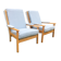Pair of vintage armchairs
