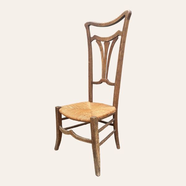 Ancienne chaise de nourrice Art Nouveau