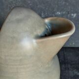 Ceramic potter's pitcher with matte enamel, 50s