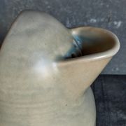 Ceramic potter's pitcher with matte enamel, 50s