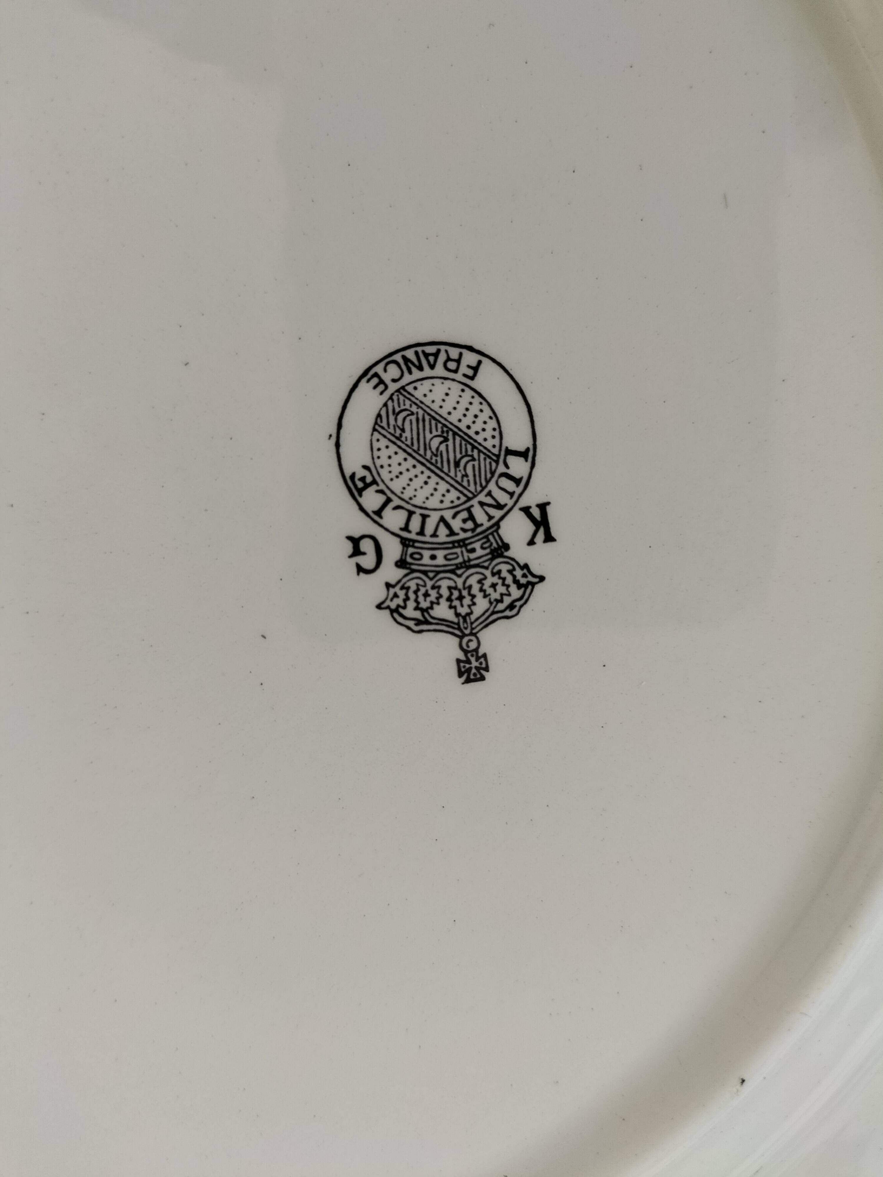 12 antique floral plates bistro & guest table style