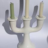Vintage white Scandinavian chandelier