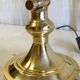 Lampe "piano" articulée en métal doré - mid. XXème