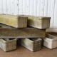 lot de 7 jardinières vintage en fibrociment