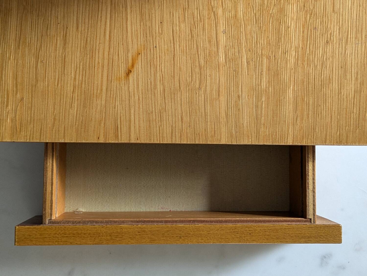 Vintage wall-mounted bedside table 50'60'