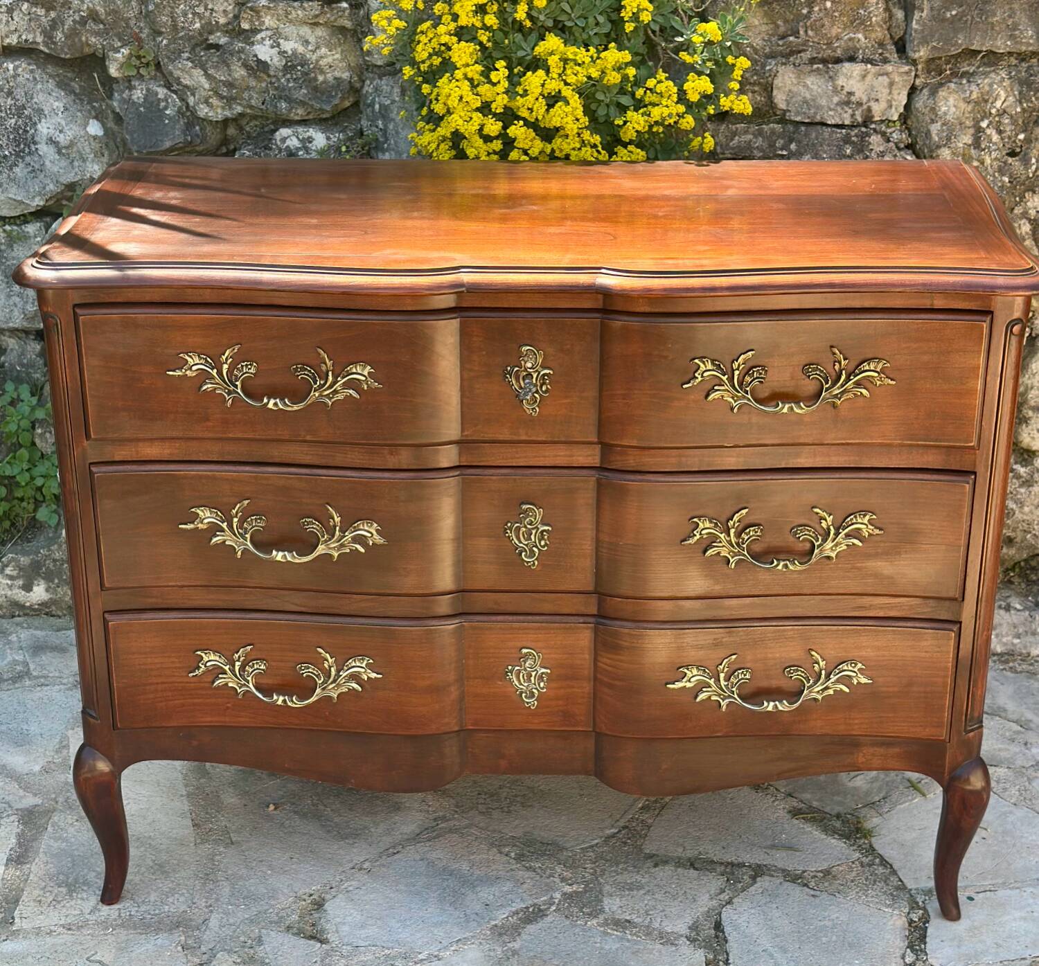 Commode en Acajou de style Louis XV Époque XX eme siècle