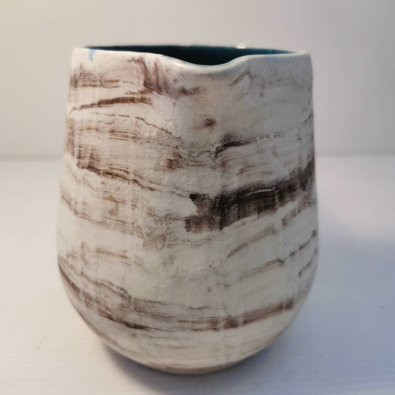 Vintage jug carafe pitcher from the 70s signed Catherine Paturel