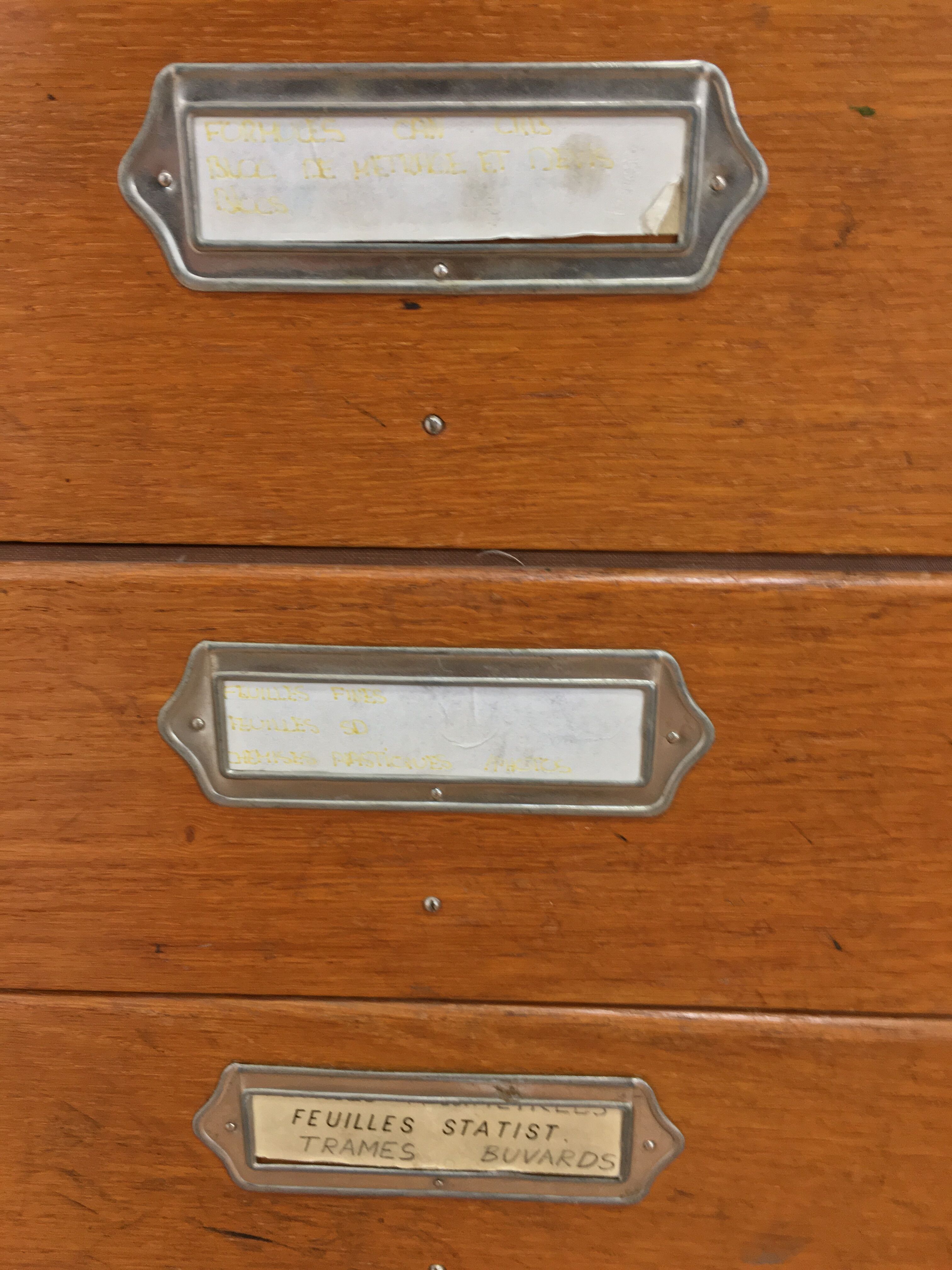 Craft furniture, drawer counter, oak