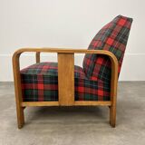 Art Deco wooden armchair from the 1930s