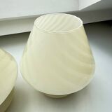 Lampes de table champignon Vetri Venini Murano