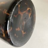 Vase XL verre macchia a macchia écaille design italien 1970
