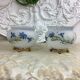 Two opaline glass cups