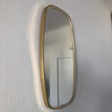 Mirror 46 x 24 cm vintage 1960