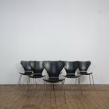 Ensemble de 6 chaises « papillon » d'Arne Jacobsen pour Fritz Hansen