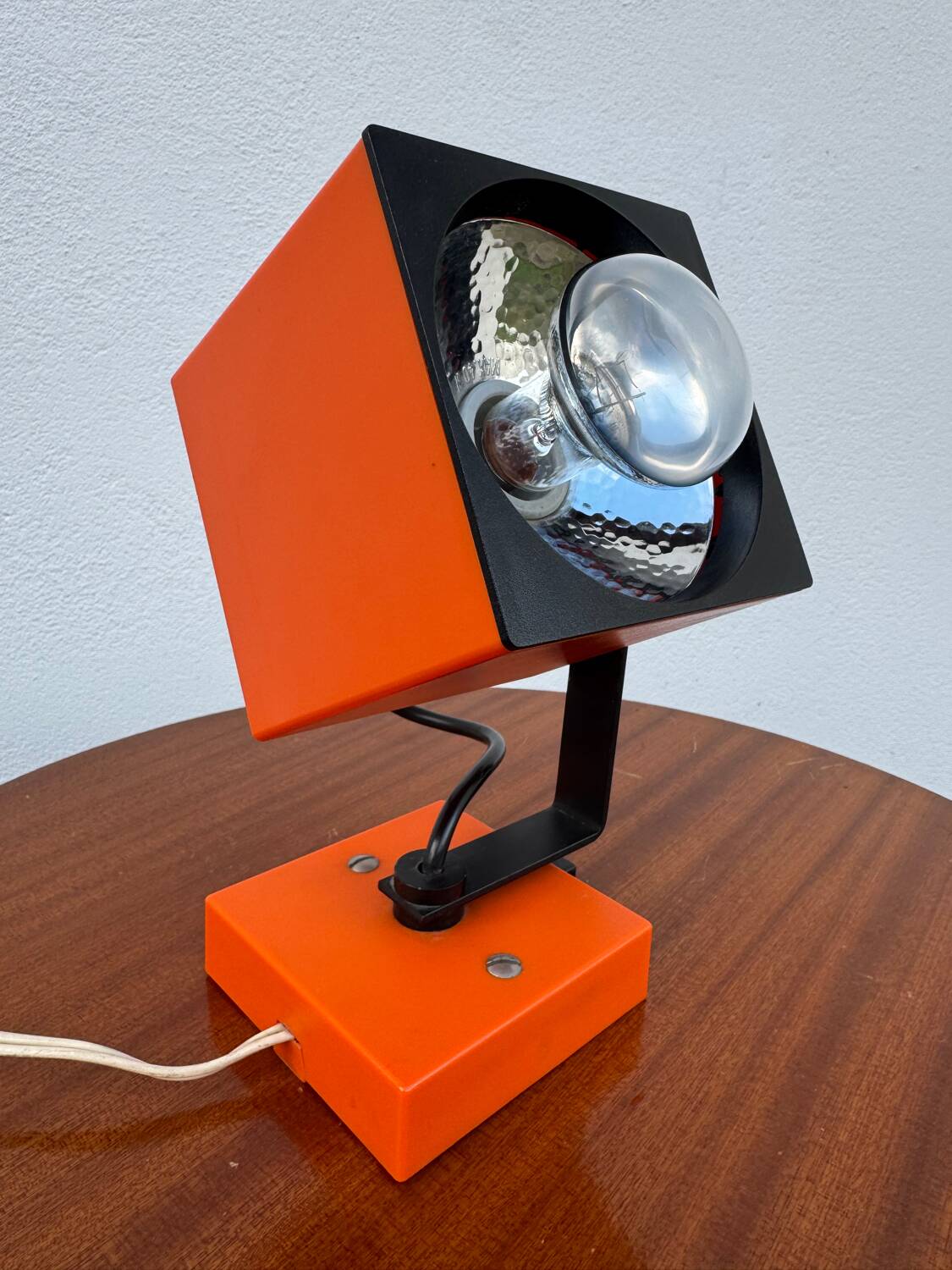 Philips orange wall lamp from the 1970s.