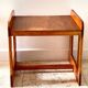 Geometric coffee table wood vintage honey