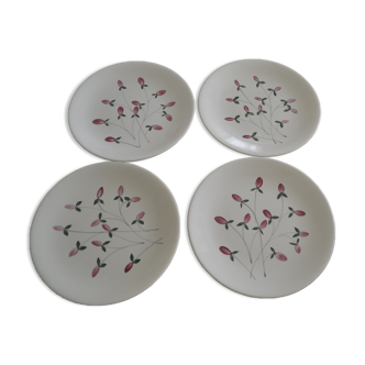 Set of 4 plates Gien Marie-Béatrice