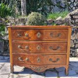 Louis XIV Commode in Marquetry Period 19th Century