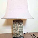 Luxurious Desk Lamp with ASIAN DECOR in lacquered wood