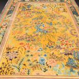 Tapis Chinois Art-déco Shanghaï :100 % Soie - Fait Main : 2.00 X 3.00 M
