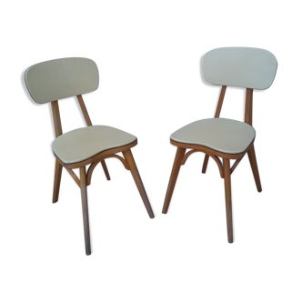 Paire de chaises vintage
