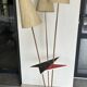 Bouquet floor lamp with 3 lights in Lunel/Arlus style – France 1950s